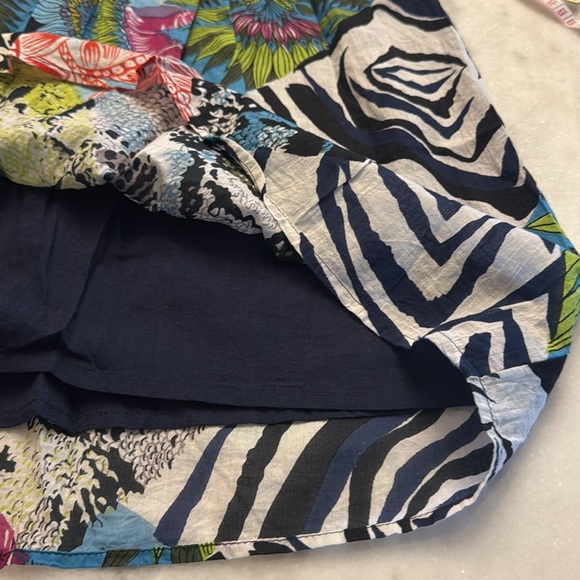 Fire Los Angeles Multi-Color Cotton Above Knee Sun Dress Women's Size medium - Picture 10 of 12